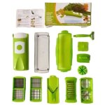 Accessoires cuisine et cuisson, genius nicer dicer smart (12 pcs. ) en vert - coupe - l�gumes pour cubes, ...