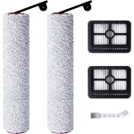 Accessoires pour dreame h12 pro ultra / h13 pro aspirateur eau et poussi�re, 2 rouleaux de brosse + 2 ...