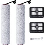 Accessoires pour dreame h12 pro ultra / h13 pro aspirateur eau et poussi�re, 2 rouleaux de brosse + 2 ...