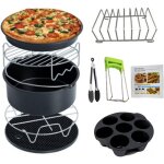 Accessoires de friteuse à air ensemble de 10 pièces de 7 pouces adapté de air fryer 5, 2 à 5, 8 qt, avec ... Accessoires de friteuse à air ensemble de 10 pièces de 7 pouces adapté de air fryer 5, 2 à 5, 8 qt, avec ...