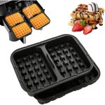 Accessoires pour friteuse � air ninja af400eu, af451eu et af500eu - moule � gaufres en silicone, compatible ...