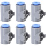 Accessoires pour imprimante 3d : connecteur de tube d'alimentation petg (6 pi�ces) compatible avec a1 ...