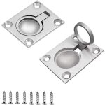 Accessoire de levage, poigne marine en acier inoxydable trappe encastre pour bateau poigne de levage ...