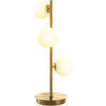Accessoires pour luminaire d'ext�rieur lampe de chevet avec 3 abat - jours globe, lampe de table moderne ...