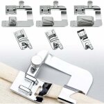 Accessoires de machine � coudre ourlet ourlet pied 4 / 8  13mm 6 / 8  19mm 8 / 8  25mm