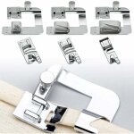 Accessoires de machine � coudre ourlet ourlet pied 4 / 8  13mm 6 / 8  19mm 8 / 8  25mm