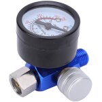 Accessoires pour outils pneumatiques avec manom�tre de 1 / 4 po pour pistolet � peinture et r�gulateur ...