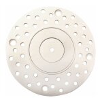 Zambelis - accessoire patère trimless design blanc sablé fs Zambelis - accessoire patère trimless design blanc sablé fs