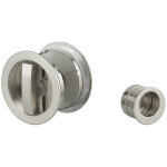 Accessoires poign�es cuvette et tirage pour serrure encastrable � crochet pour porte coulissante, nickel� ...