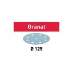 Accessoires de pon�age granat d125 p220 gr / 50 - festool