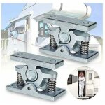 Accessoires pour remorque, 2 pi�ces bloc porte caravane, alliage zinc arret de porte, caravane camping ...