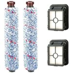 Accessoires de remplacement 2 brosses � rouleaux multi - surfaces + 2 filtres, accessoires pour aspirateur ...