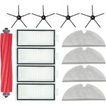 Accessoires pour roborock q7 max + chiffon lingettes serpilli�re brosses lat�rales rouleau principal ...