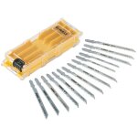 Accessoires - set 14 lames de scie sauteuse pour le bois dt2298 - dewalt