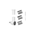 Accessoire de trancheuse de lgumes pour kitchenaid robot ptissier, rpe  fromage, rpe  lgumes avec ...