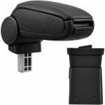 Pro. tec accoudoir central pour dacia logan / dacia sandero - avec compartiment - rembourr� - cuir - ...
