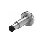 Aougo - acier inoxydable 304 rglable extra - long arrt de porte en caoutchouc protection poignee porte ...