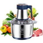 (acier inoxydable)hachoir � viande �lectrique - prumya - 5l - acier inoxydable - 500w - 5 vitesses