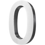 Acier inoxydable numéro de maison 20 cm grand 0 signe de numéro de maison numéros de maison signe brossé ... Acier inoxydable numéro de maison 20 cm grand 0 signe de numéro de maison numéros de maison signe brossé ...