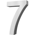 Acier inoxydable numéro de maison 20 cm grand 7 signe de numéro de maison numéros de maison signe brossé ... Acier inoxydable numéro de maison 20 cm grand 7 signe de numéro de maison numéros de maison signe brossé ...