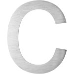 Acier inoxydable numéro de maison grand c signe de numéro de maison numéros de maison signe brossé 2d ... Acier inoxydable numéro de maison grand c signe de numéro de maison numéros de maison signe brossé 2d ...