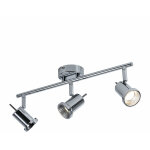 Plafonnier, plafonnier led 3 flammes, rail lumineux, spot de plafond avec spots mobiles, spot orientable, ...