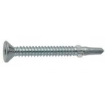 Acton - 100 vis autoperceuses � ailettes t�tee frais�e crant�e six lobes 5. 5x45 acier zingu� blanc - ...