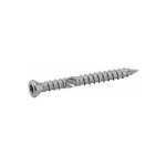 Vis terrasse tte fraise rduite six lobes - double filet - inox a2 5x60 mm - bote de 200