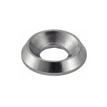Rondelle cuvette decollete - inox a2 4 mm - bote de 100