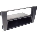 Acv - support autoradio 1din compatible avec audi a6 01 - 05 - avec vide poche - noir