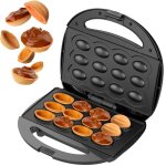 Ad 3071 gaufrier et noix pour 12 pi�ces, machine � biscuits cacahu�tes, machine � noix, cuisson rapide, ...