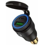 Adaptateur allume - cigare usb pour moto - double prise usb - 12 v pd 3. 0 et qc 3. 0 - pour bmw moto, ...