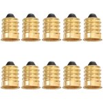 Adaptateurs pour ampoules e12, 10 pi�ces, convertisseurs de douilles, adaptateurs de culot � vis, connecteurs ...