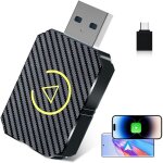 Adaptateur android auto sans fil & carplay sans fil, 2 en 1 pour adaptateur sans fil car play voiture ...