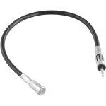 Adaptateur d'antenne autoradio st�r�o c�ble, antenne de v�hicule din � iso avec extension de c�ble, voiture ...