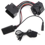 Adaptateur audio bluetooth 5. 0 aux 12 broches, avec microphone, cble de 59, 1 pouces, adapt� � opel ...