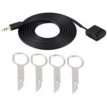 Adaptateur auxiliaire audio voiture compatible autoradio ford 6000cd mondeo fiesta avec outil extraction ...