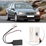 Ej. life - adaptateur bluetooth 12 broches cble audio auxiliaire adapt� pour mercedes benz