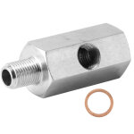Adaptateur de capteur de pression d'huile npt en t m�le / femelle 1 / 8  vers m10x1, 0 pour conduite ...