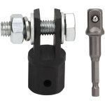 Adaptateur de cric � ciseaux de voiture de 1 / 2 pouces, adaptateur de perceuse � douille pour v�rins ...