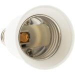 Adaptateur de douille fiche m�le e14 vers fiche femelle e27 zenitech