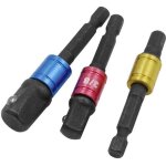 Adaptateur de douille pour tournevis � percussion chocs, xu, porte - embout long, cliquet, perceuses, ...