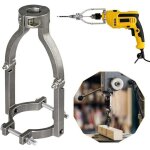 Adaptateur foret trou carr� - accessoire mortaisage pour perceuse colonne - travail du bois - installation ...