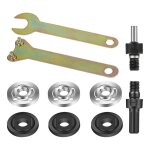 Adaptateur de meuleuse d'angle forage, mandrin d'arbre 6 mm / 10 mm avec pi�ces d'�crou � embase et 2 ...