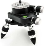 Adaptateur de niveau laser, trpied support en alliage d'aluminium, filetage 1 / 4  et 5 / 8'' pour la ...