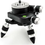 Adaptateur de niveau laser, trpied support en alliage d'aluminium, filetage 1 / 4  et 5 / 8'' pour la ...