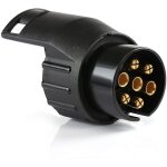Adaptateur prise remorque �tanche 7 broches vers 13 broches ? accessoire universel pour voiture, camion ...