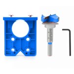 Adaptateur de rail de guidage pour le travail du bois, outil de per�age pour charni�res de 35 mm, gabarit ...