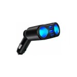 Adaptateur rpartiteur allume - cigare, double chargeur de voiture usb, 2 prises 12 v / 24 v avec interrupteur ...
