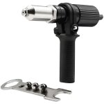 Adaptateur rivet aveugle vers pince � riveter - t�te de rivet pour visseuses et perceuses sans fil